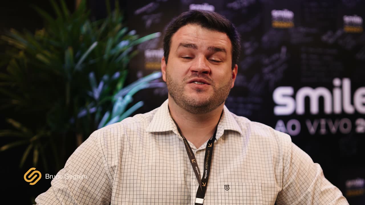 Bruno Segnini, Araraquara, SP, em depoimento para a Smile University
