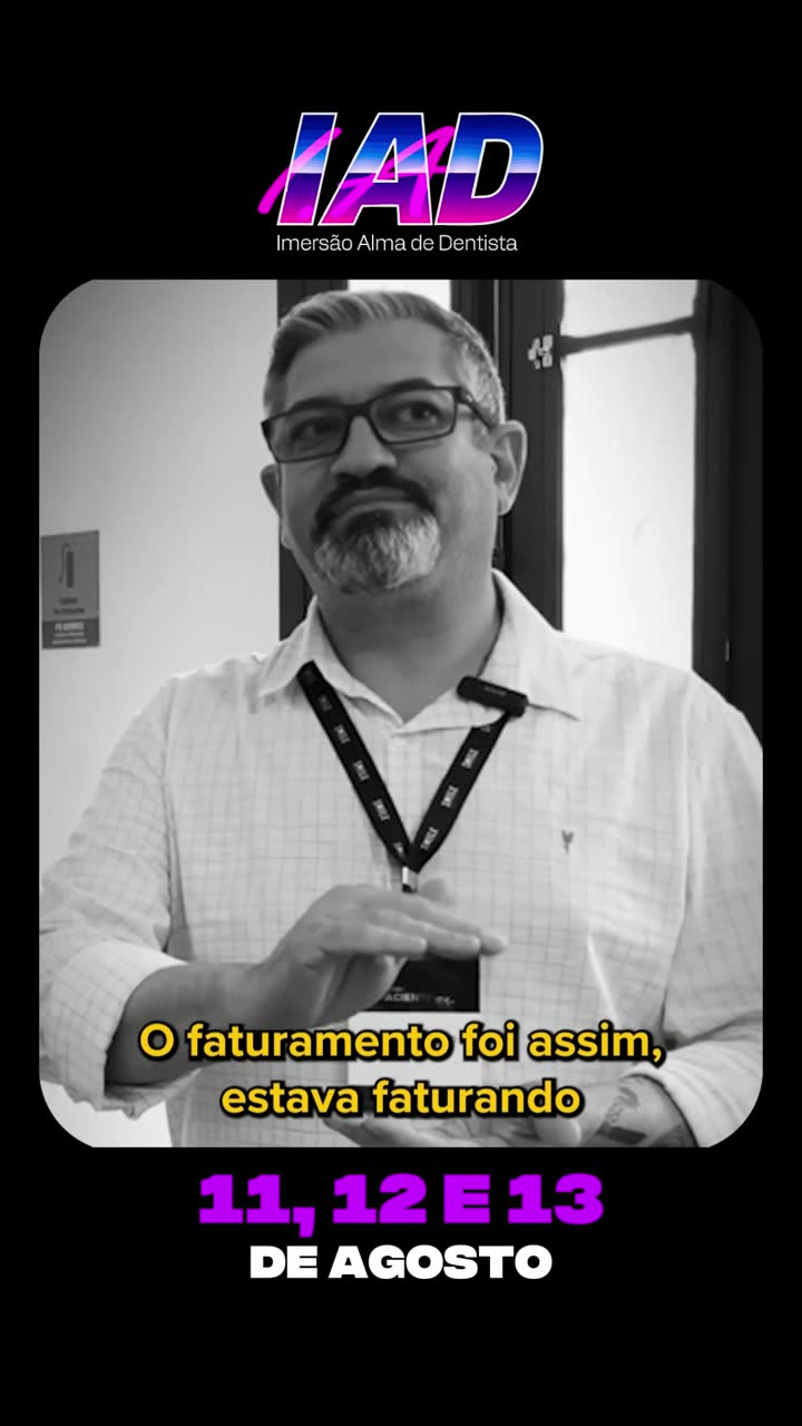 Iad, Aluno da Smile, em depoimento para a Smile University