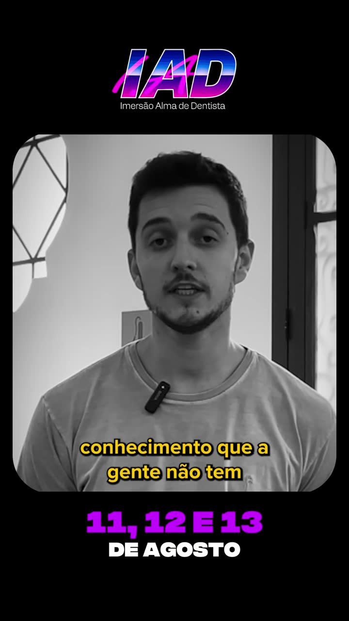 Iad, Implantodontia e Prótese em Curitiba, em depoimento para a Smile University