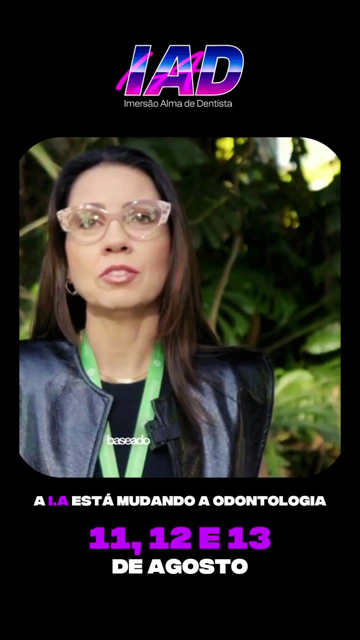 Iad, Implantodontia, em depoimento para a Smile University