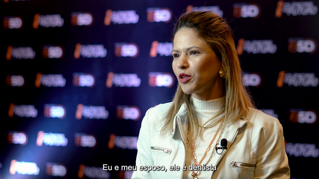 S Evento Ao Vivo   Leiliane E Frank, Recanto das Emas, DF, em depoimento para a Smile University