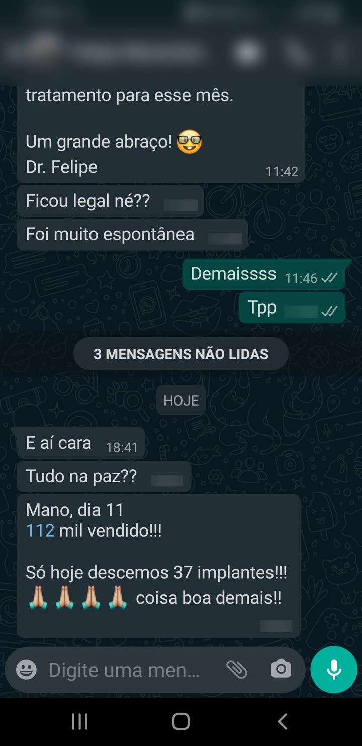 112 mil vendidos no dia 11, 37 implantes só hoje