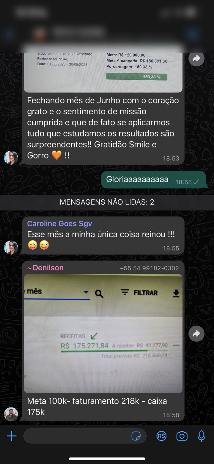 Telas de meta 180.391 e receitas 175.271 / 218k (mesma tela do #54 + outra)