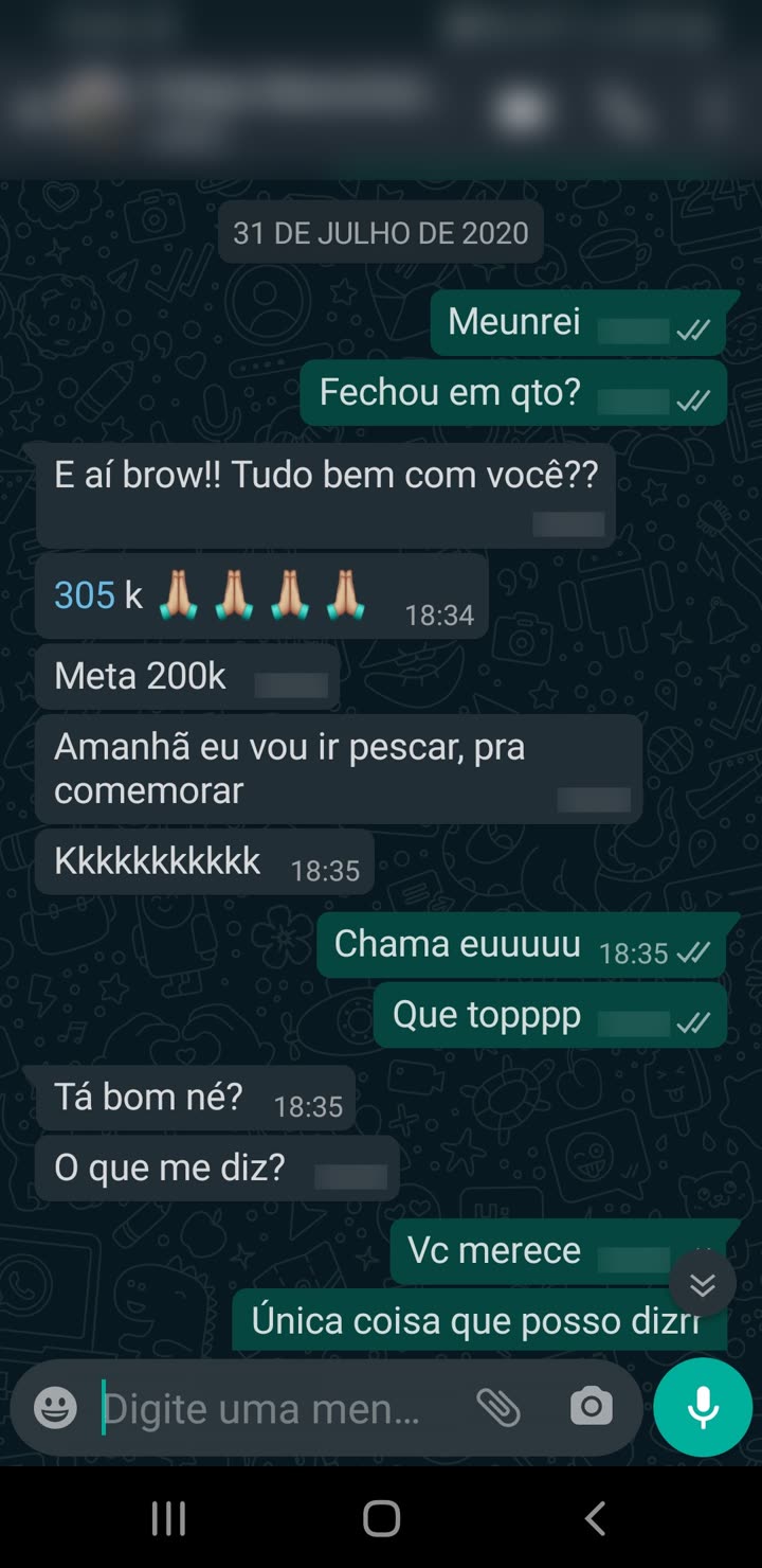 Fechou em 305k, meta era 200k