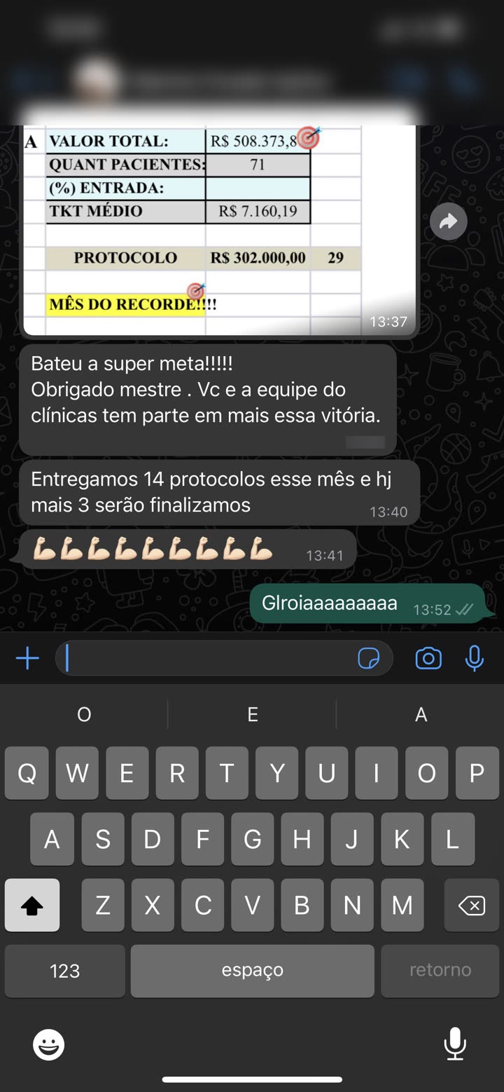 Planilha: 508.373 com 71 pacientes, 302.000 em protocolos, mês recorde