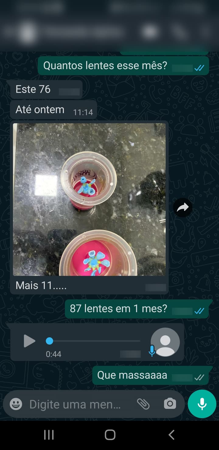 Foto de produto: lentes de contato dental, 87 lentes em 1 mês